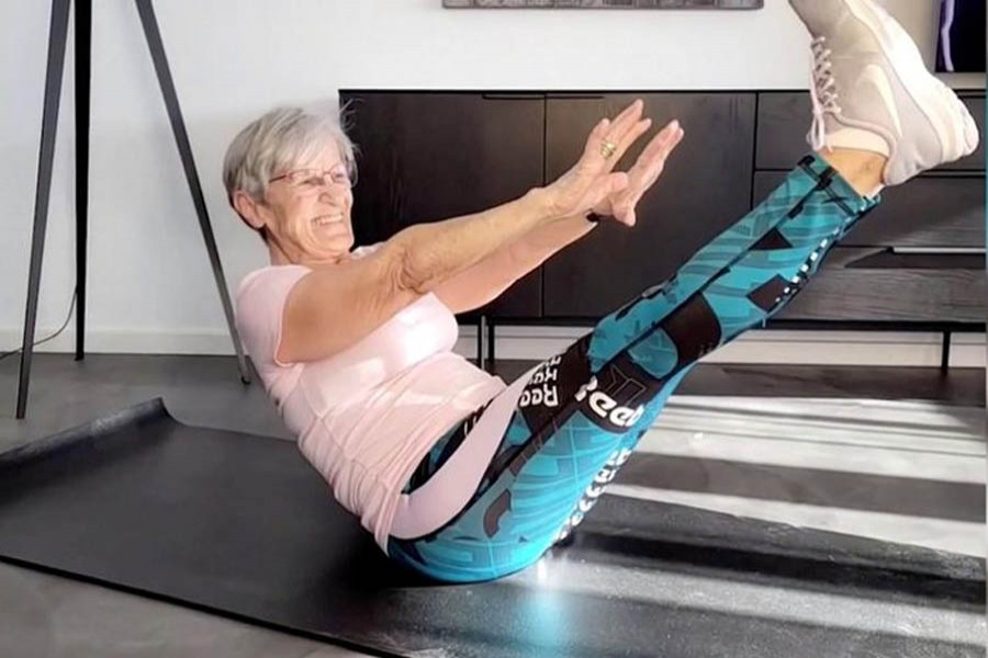 German woman becomes TikTok fitness star at 81