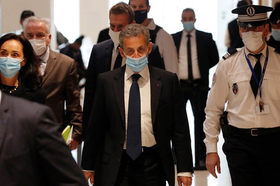 Former French president Sarkozy convicted of corruption, handed prison sentence