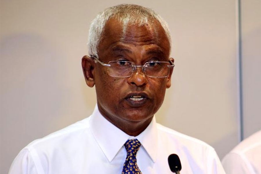Maldives president to arrive in Dhaka on Wednesday