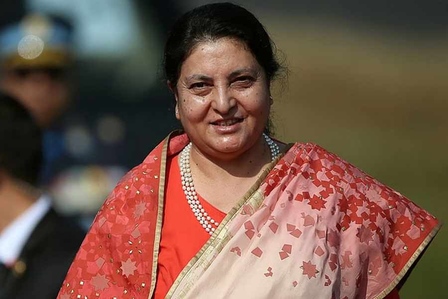 Nepalese president to arrive in Dhaka on Monday