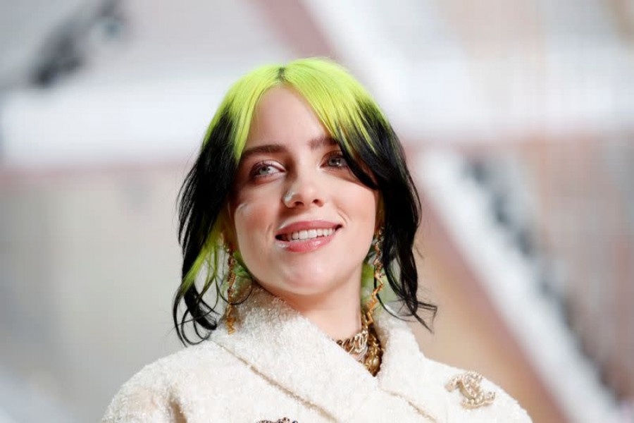 Billie Eilish in Chanel during the Oscars arrivals at the 92nd Academy Awards in Hollywood, Los Angeles, California, US, February 9, 2020 — Reuters/Files