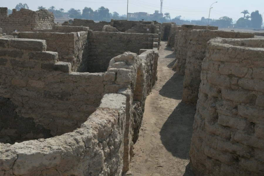 A new archaeological discovery is seen in Luxor, Egypt, in this undated handout photo — Zahi Hawass Center for Egyptology and High Council of Antiquities Joint Mission/Handout via REUTERS