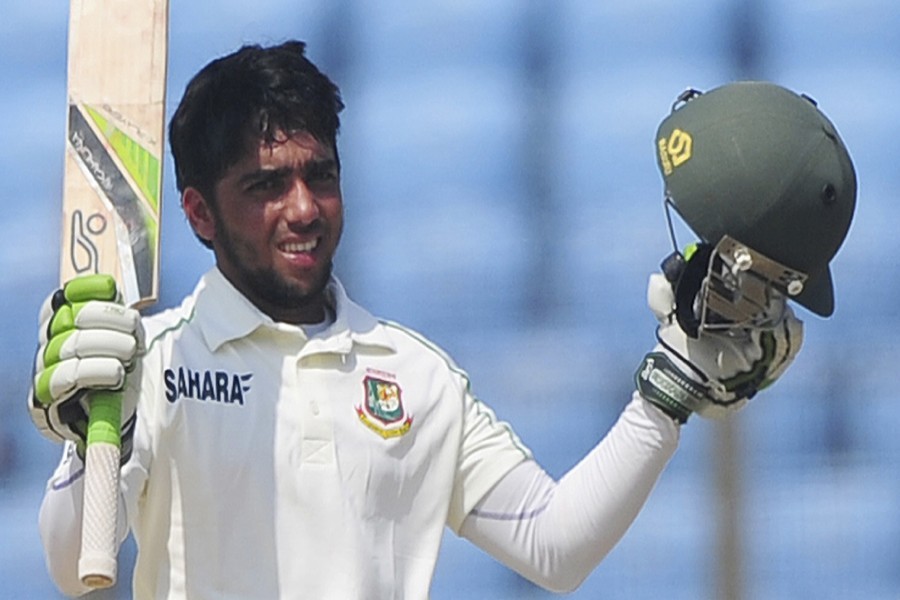 Mominul scores first century on foreign soil