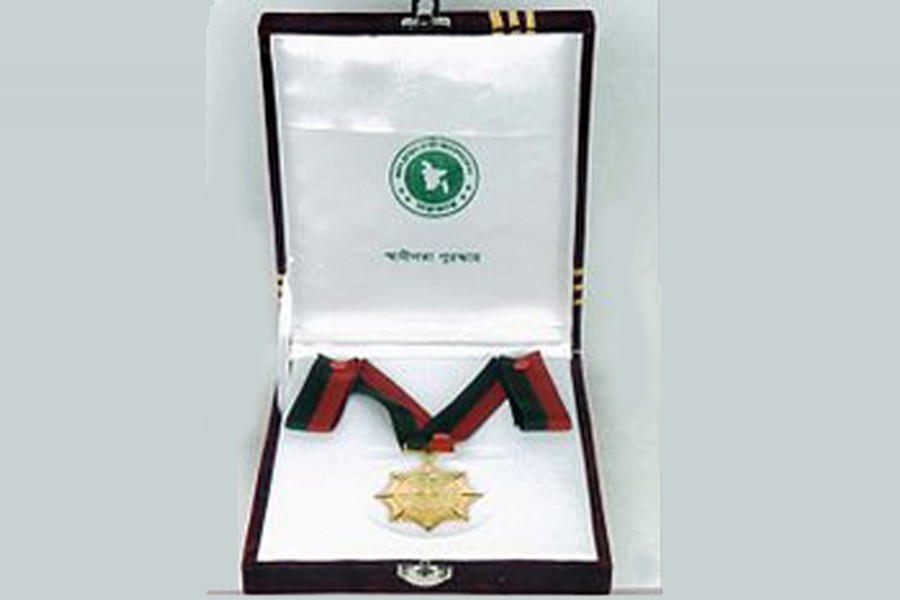 PM hands over Swadhinata Padak 2021