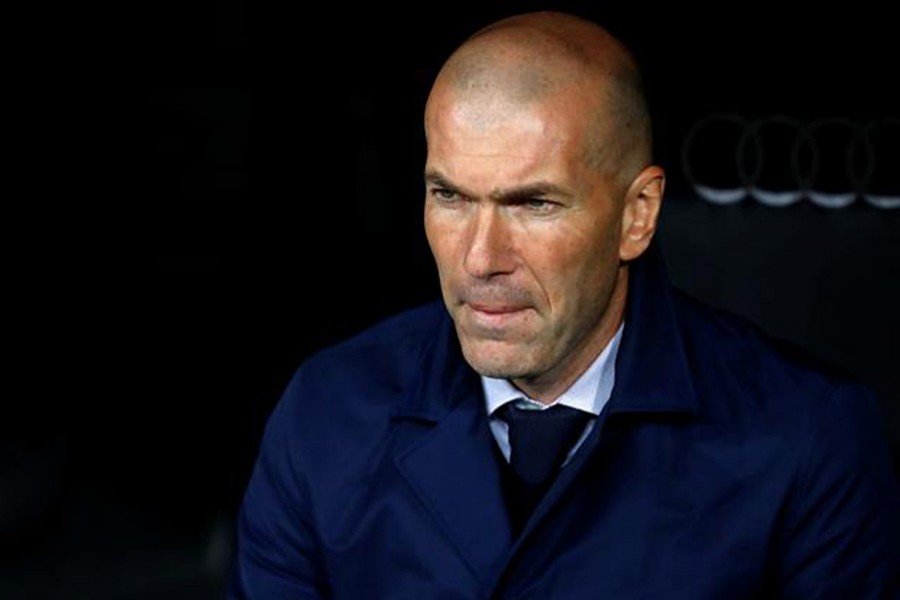 Zinedine Zidane seen in this undated Reuters photo