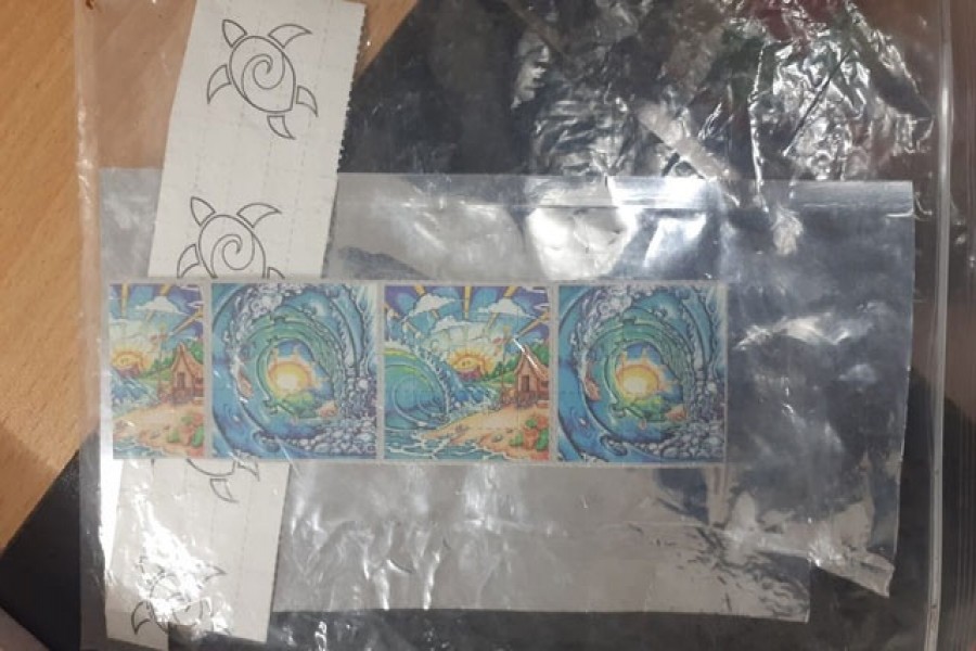 এলএসডি ব্লট। ফাইল ছবি