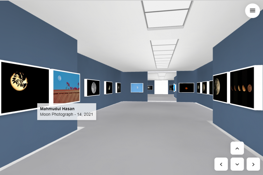 The beauty of the moon captured through the lens