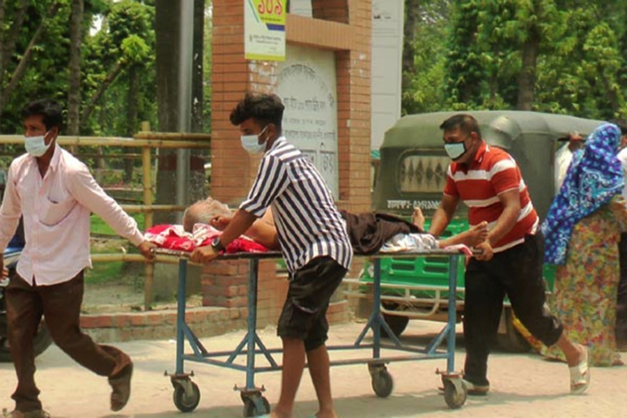 Bangladesh reports record 11,651 virus cases in a day, another 199 die