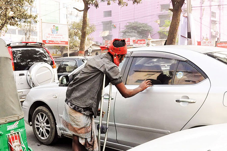 82pc crippled beggars are victims of road accidents, study finds
