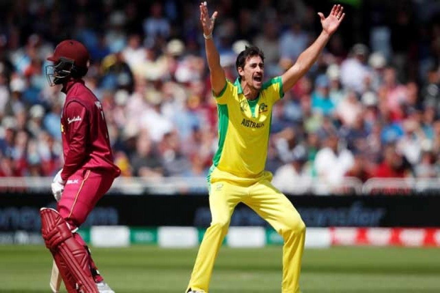 Starc's five-for blows West Indies away