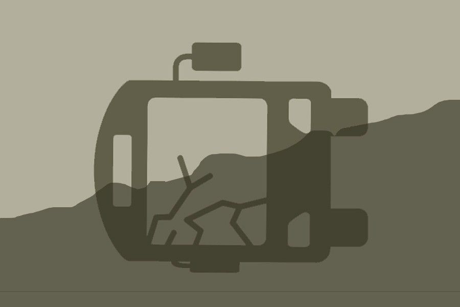 Three die as microbus falls into ditch in Munshiganj