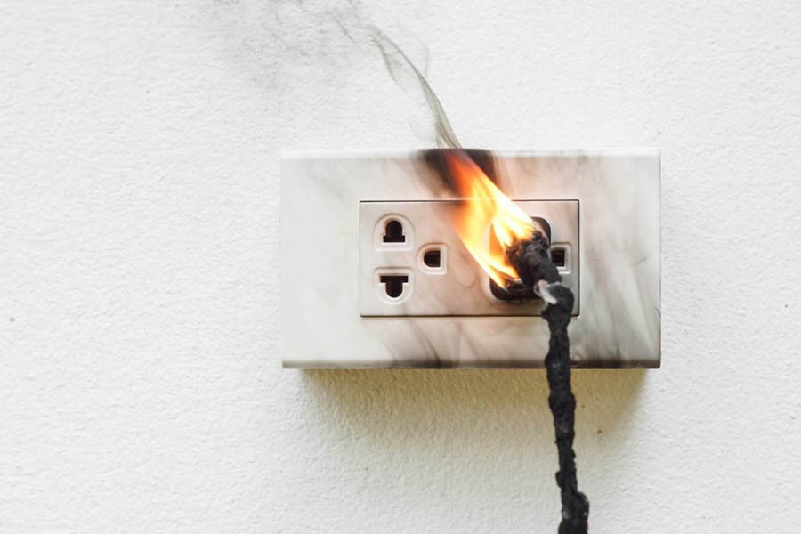 Negligence in electrical wiring assigned as key reason of fire incidents
