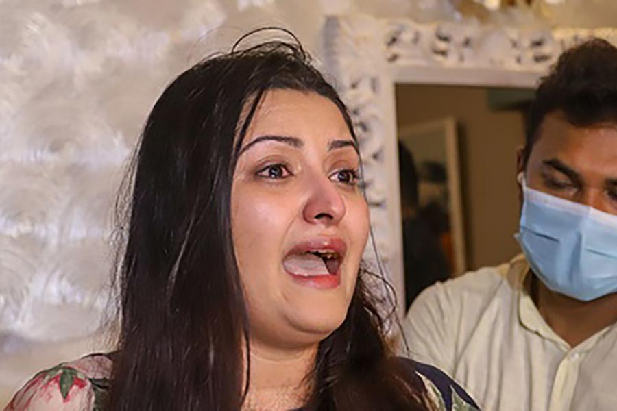 RAB detains Pori Moni, seizes huge quantity of liquor from her residence