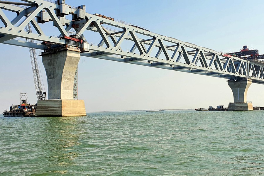 ফোকাস বাংলা ফাইল ছবিতে পদ্মা সেতু