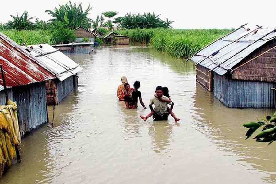 20,000 marooned as 16 rivers swell in Kurigram