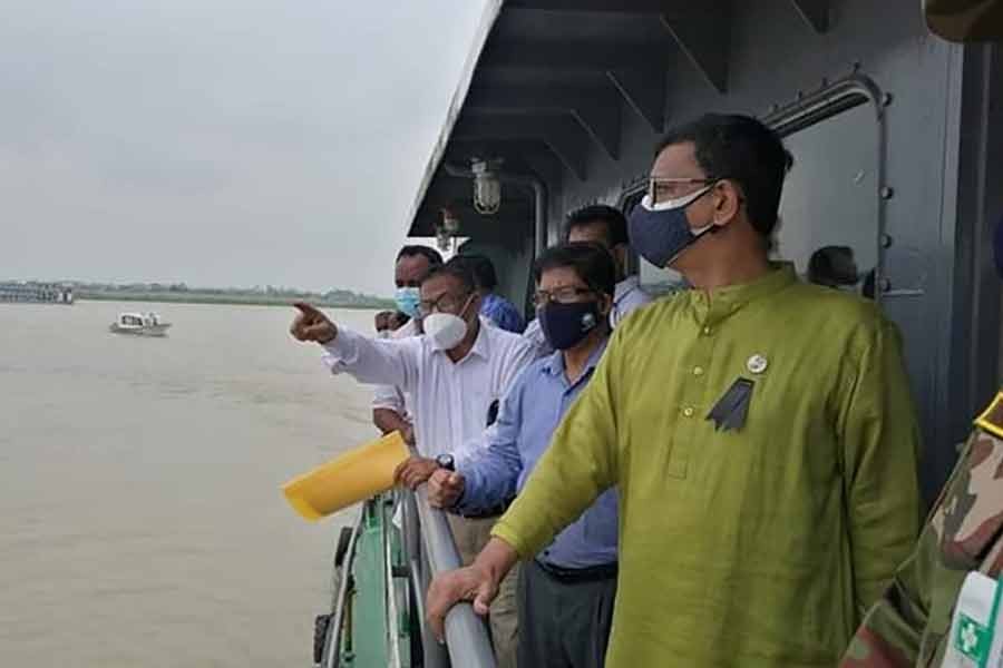 Ferry services on Shimulia-Banglabazar route suspended