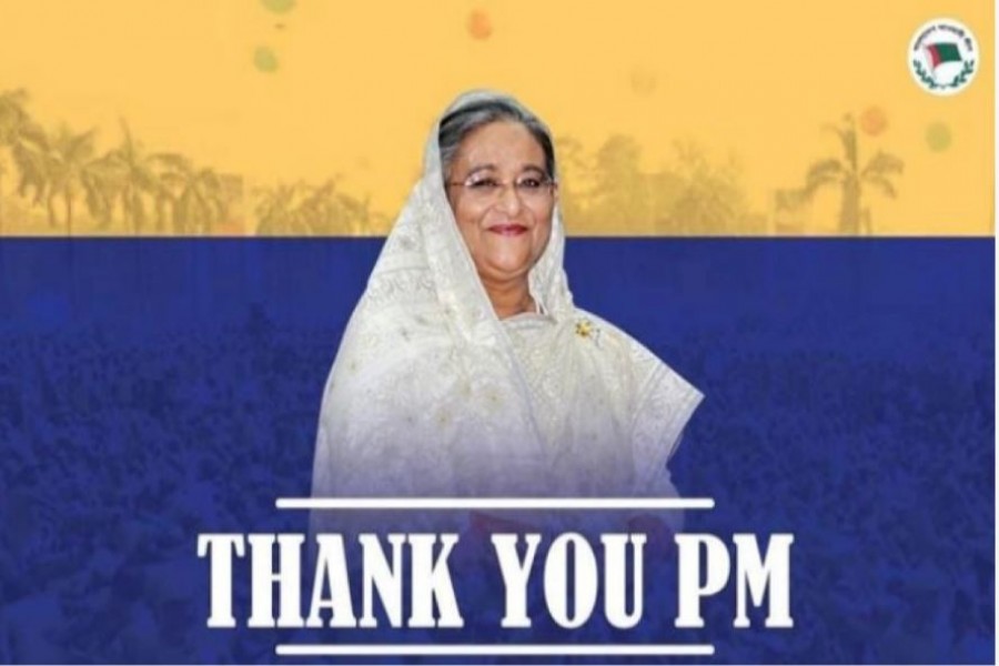 ALBD web team launches 'Thank You, PM' campaign marking her birthday