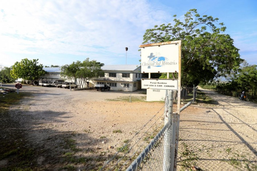 An entrance to the Christian Aid Ministries compound is seen after the abduction of a U.S.-based group of missionaries fueled international concerns over gang violence, in Titanyen, on the outskirts of Port-au-Prince, Haiti on October 18, 2021  — Reuters photo