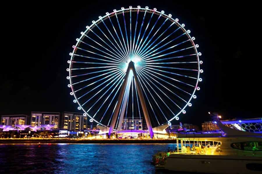 The opening ceremony of the Dubai Eye ferris wheel in Dubai of United Arab Emirates on October 21 this year –Reuters file photo