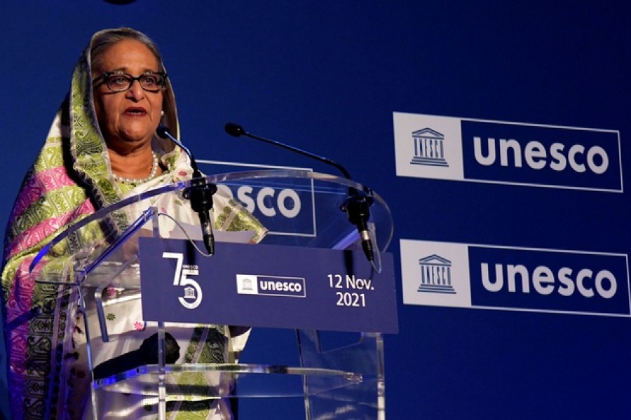 PM Hasina seeks strong global partnership for humanity
