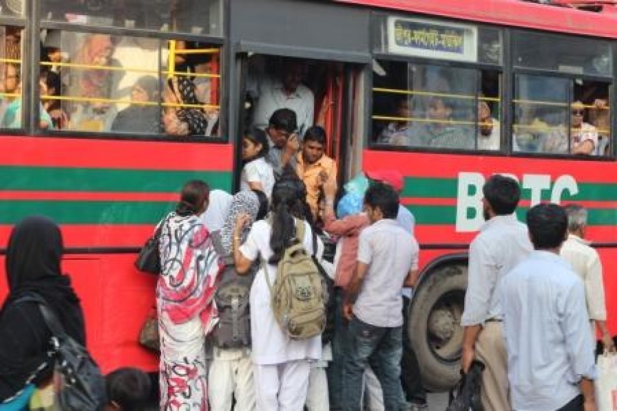 Female bus passengers' ordeal