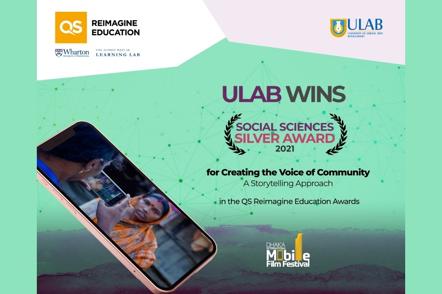 ULAB wins silver in Wharton-QS Reimagine Education Awards