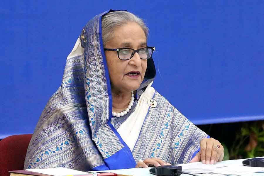 PM Hasina calls for changing mindset about women