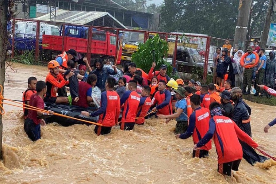 Philippines typhoon death toll climbs to 12