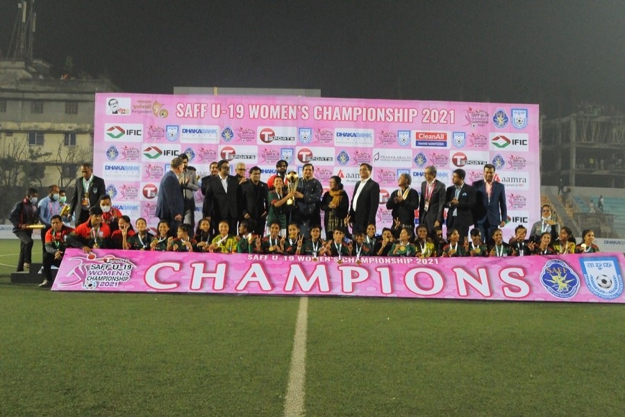 Bangladesh win the SAAF U-19 Women's Championship