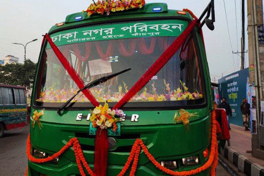 Newly-introduced Nagar Paribahan bus service in peril