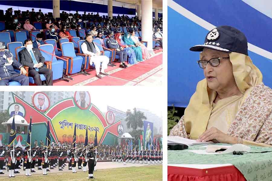 PM asks police members to perform duties with professionalism