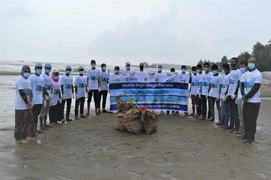 Bangladeshi youth fisher-led initiative cleaned sea beaches removing 12068kg pollutants in 2021