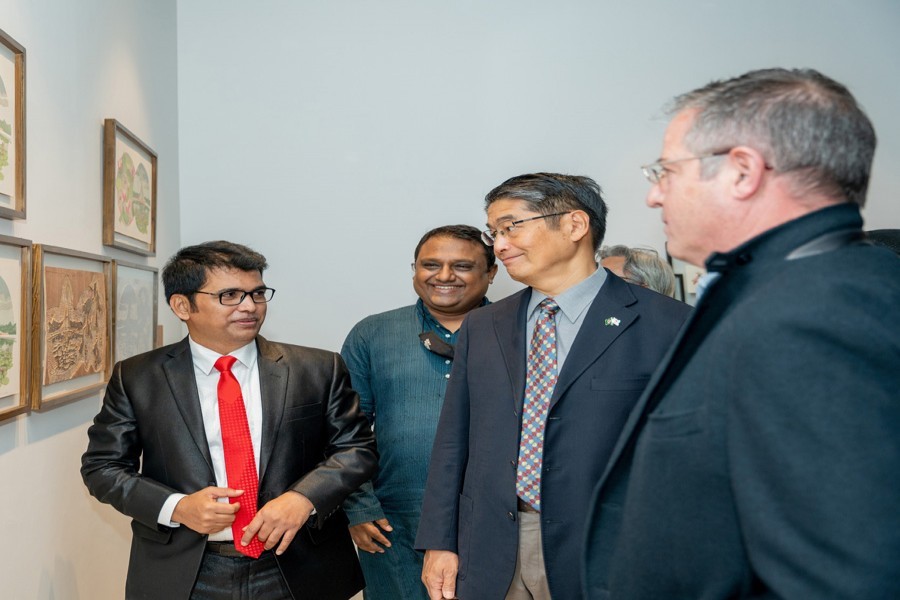 JTI opens art exhibition