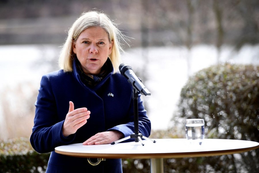 - Swedish Prime Minister Magdalena Andersson