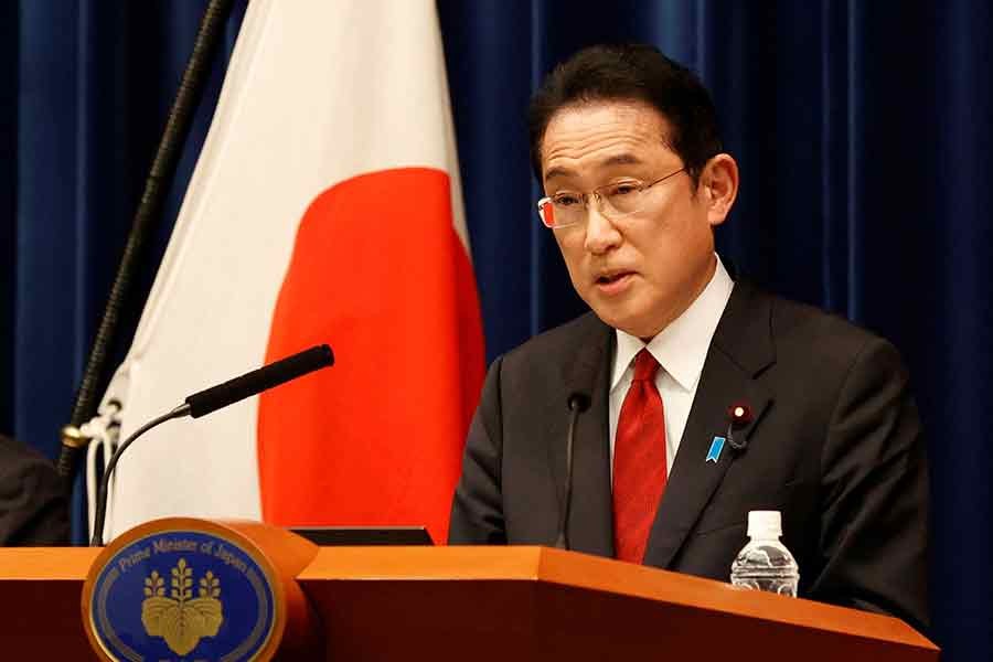 Japanese Prime Minister Fumio Kishida