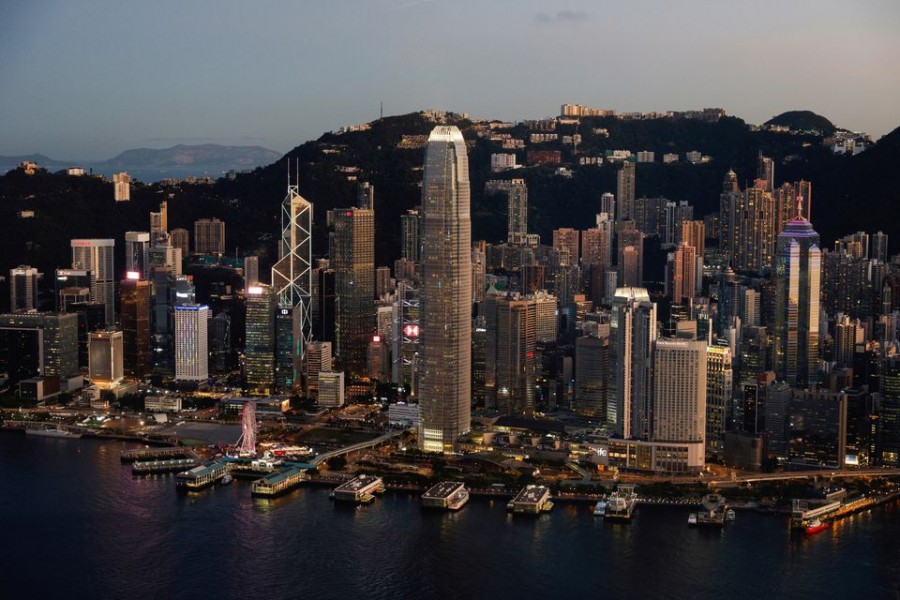 A general view of Two International Finance Centre (IFC), HSBC headquarters and Bank of China in Hong Kong, China on July 13, 2021 — Reuters photo