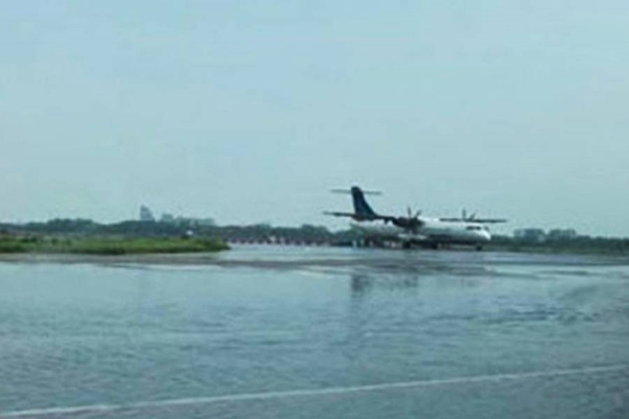 Sylhet airport flooded, flight operations suspended