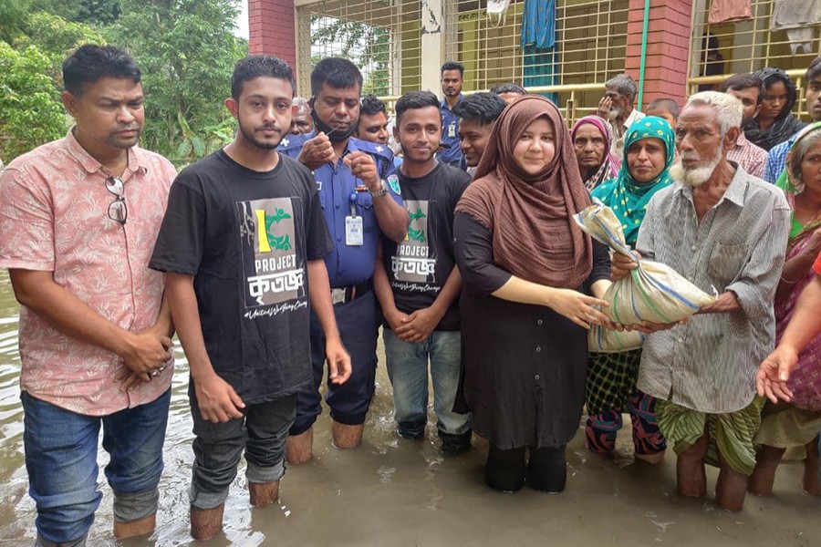 Kritoggo Foundation stands by flood victims