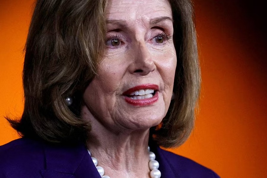 US House Speaker Nancy Pelosi (D-CA) faces reporters during a news conference at the US Capitol in Washington, US, Jul 29, 2022. REUTERS