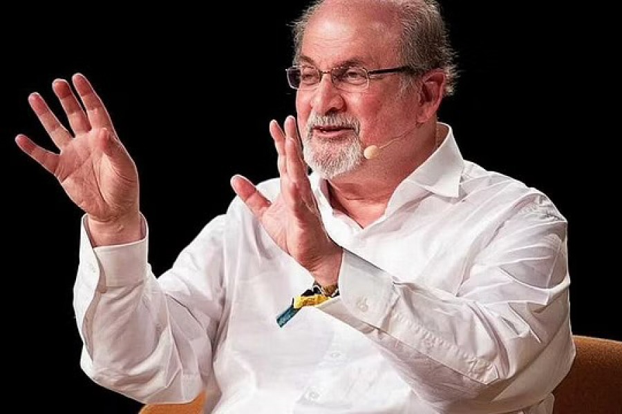 সালমান রুশদি।ছবি: রয়টার্স