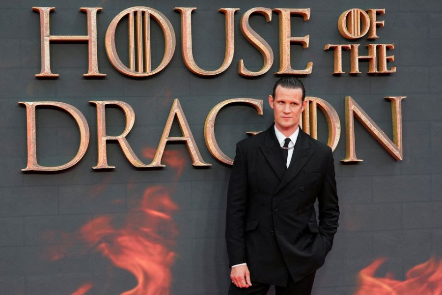 Cast member Matt Smith attends the UK premiere of 'House of the Dragon' in London, Britain August 15, 2022. REUTERS/Maja Smiejkowska/File Photo