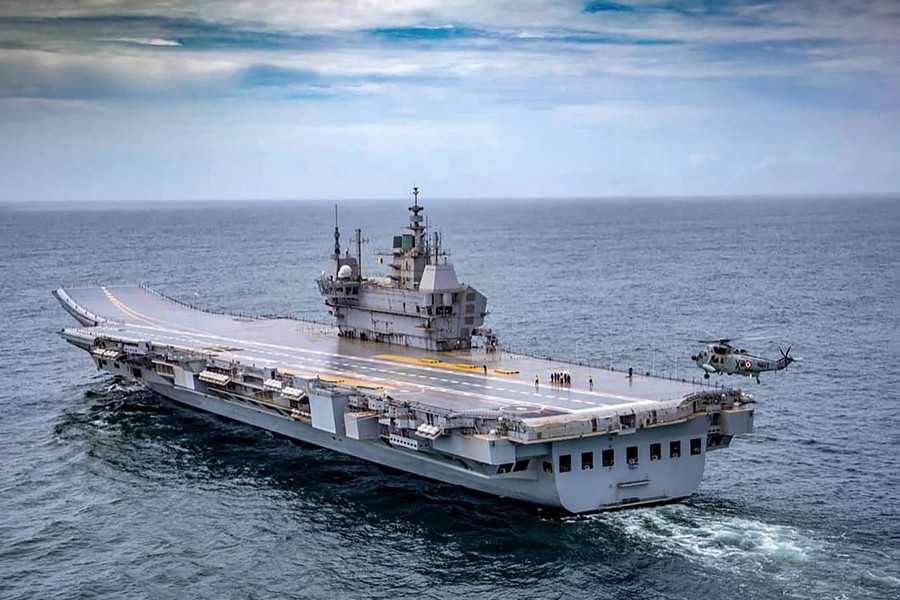 Modi commissions India’s first home-made aircraft carrier