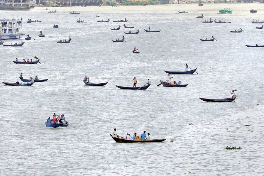 Buriganga river carnival   