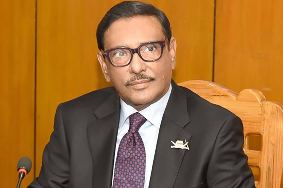 Politically-disabled BNP now depending on sticks, says Obaidul Quader