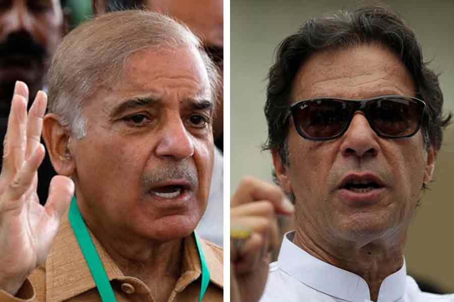 Shehbaz Sharif and Imran Khan