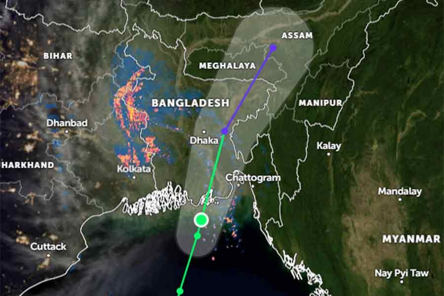 Cyclone Sitrang starts crossing Bangladesh coast with 90 km/h wind speed