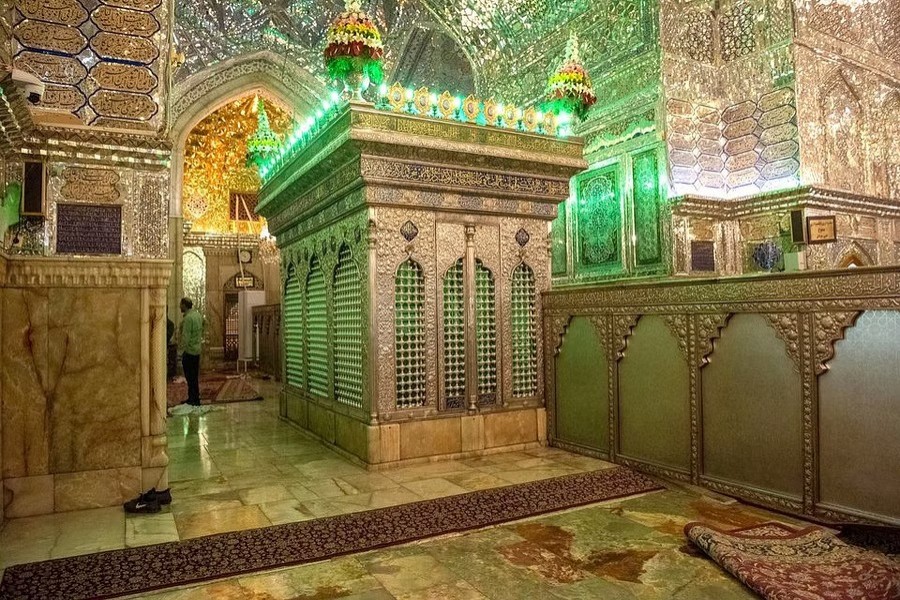 A general view of the Shah Cheragh Shrine after an attack in Shiraz, Iran October 26, 2022. Amin Berenjkar/WANA (West Asia News Agency) via REUTERS