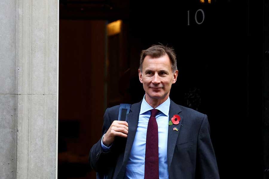 British Finance Minister Jeremy Hunt