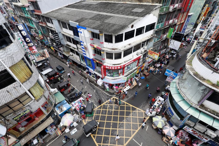 A general view of the business district in Colombo, Sri Lanka, September 9, 2020. REUTERS/Dinuka Liyanawatte