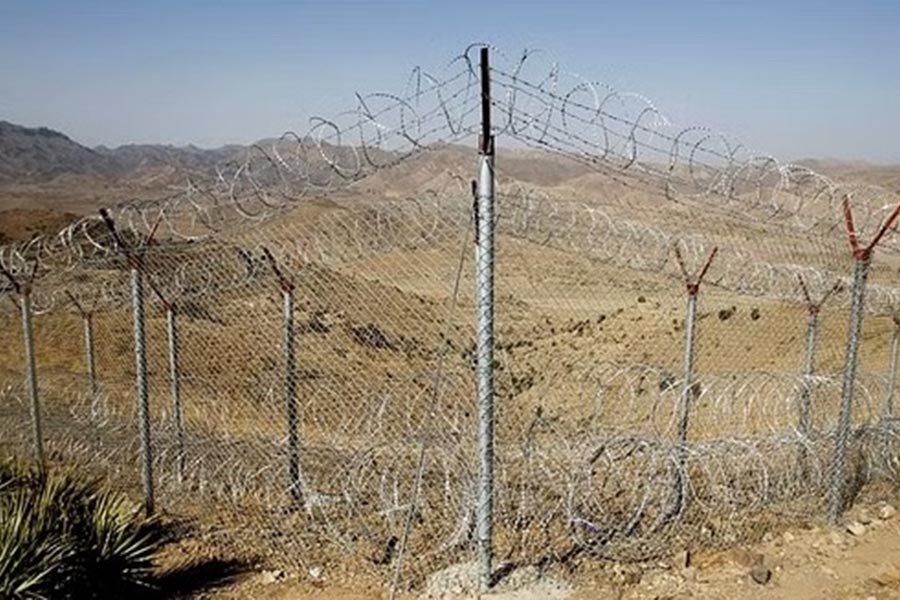 A view of the border fence outside the Kitton outpost on the border with Afghanistan in North Waziristan, Pakistan Oct 18, 2017. REUTERS/Caren Firouz